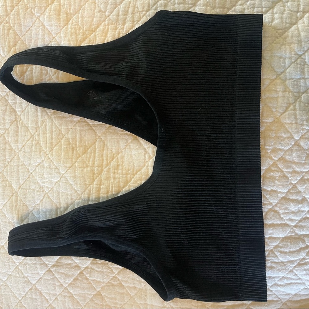 Colsie Black Ribbed Set - Picture 3 of 4